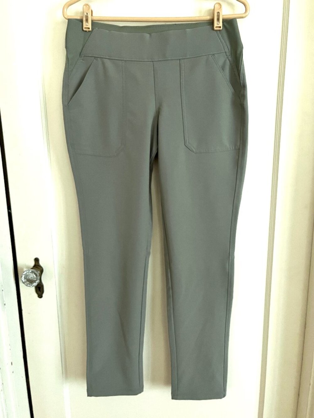 Weatherproof Vintage Womens Slim Green Pants_Size S